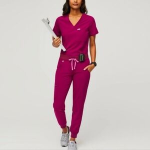 XXS figs Zamora Joggers Dark Magenta